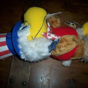 1980 OLYMPIC Mascot  Plush Vintage Korea Wallace BerrieSAM The EAGLE 10" w/ TAGS
